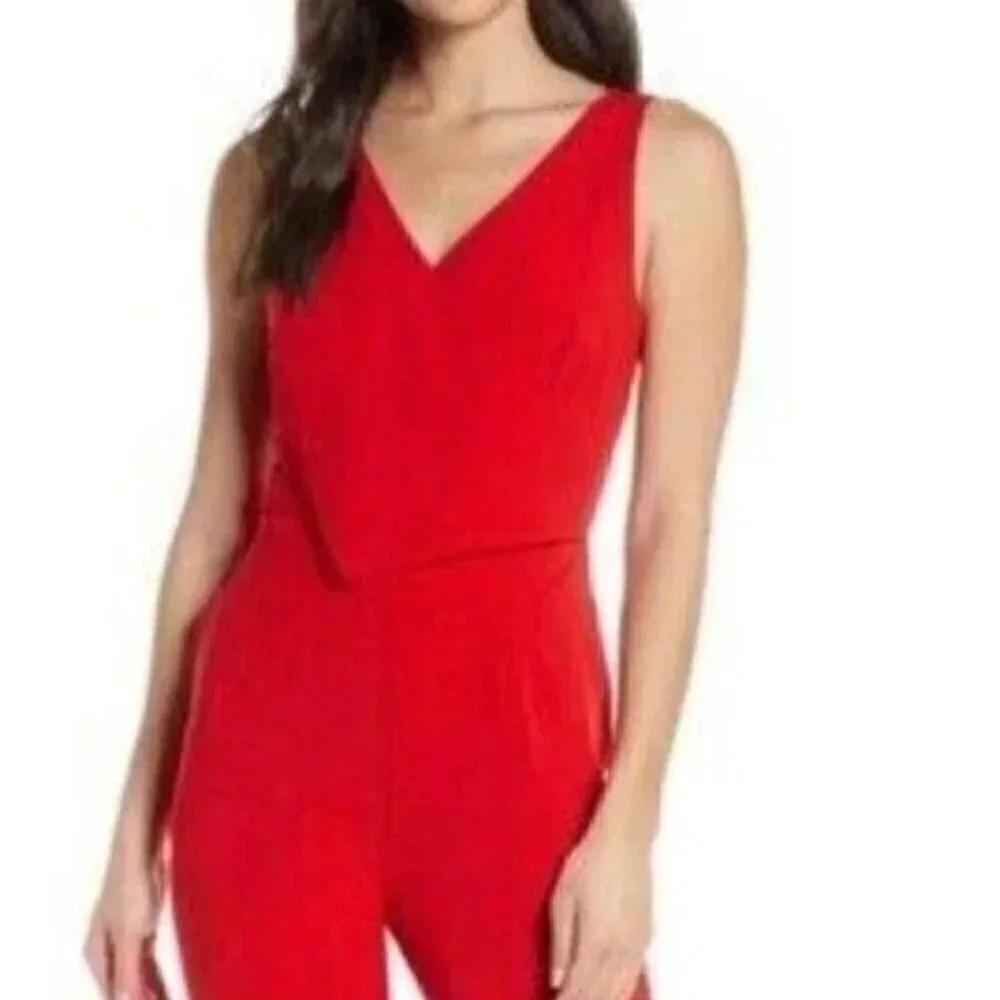 Ali Jay Red Jumpsuit XS